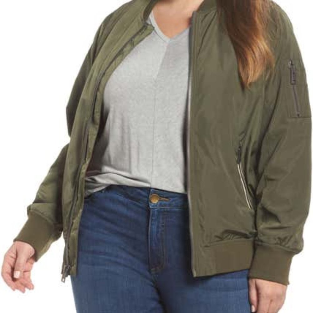 Levi's® Bomber Jacket (Plus Size) 3X, ARMY GREEN
